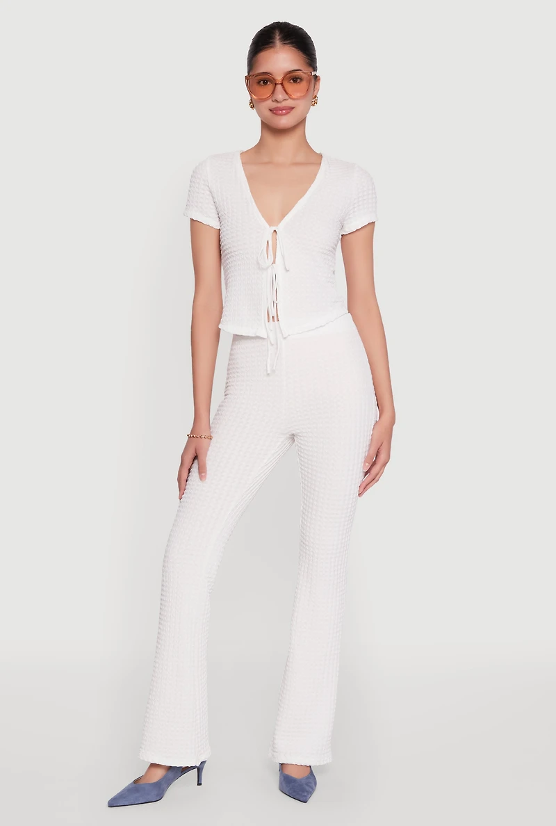 Iris Textured Knit Dress Pants