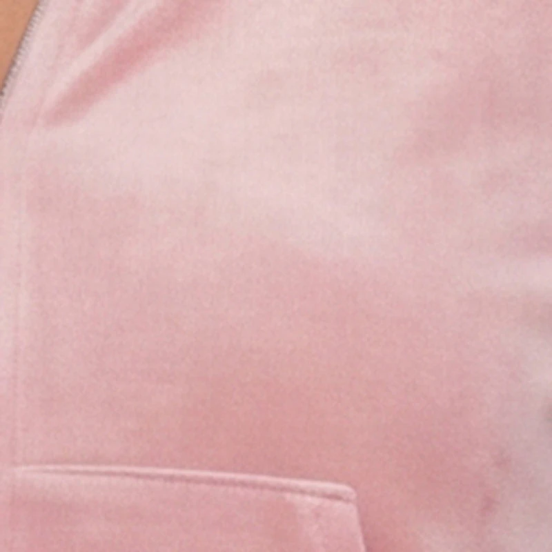 Velour Flare Leg Faux Drawstring Pants