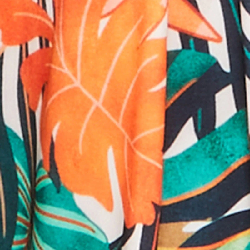 Tropical Print Palazzo Pants