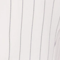 Pinstripe Button Front Cropped Vest