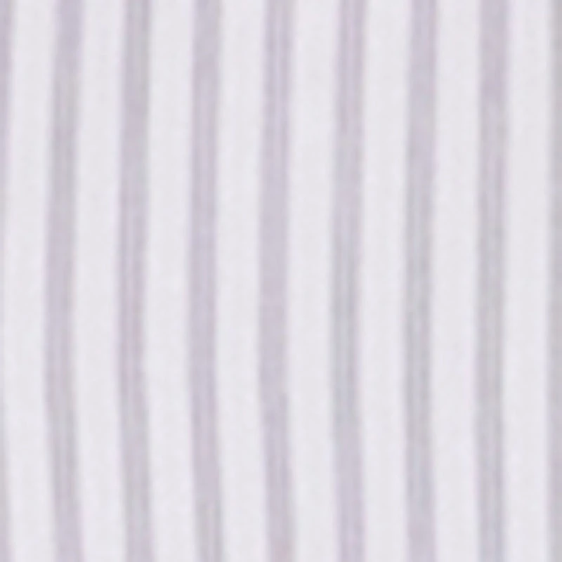 Striped Cropped Button Front Shirt with Belt