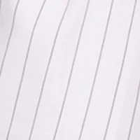 Iris Contrast Trim Pinstripe Shorts