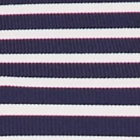 Striped Fold Over Flare Pants