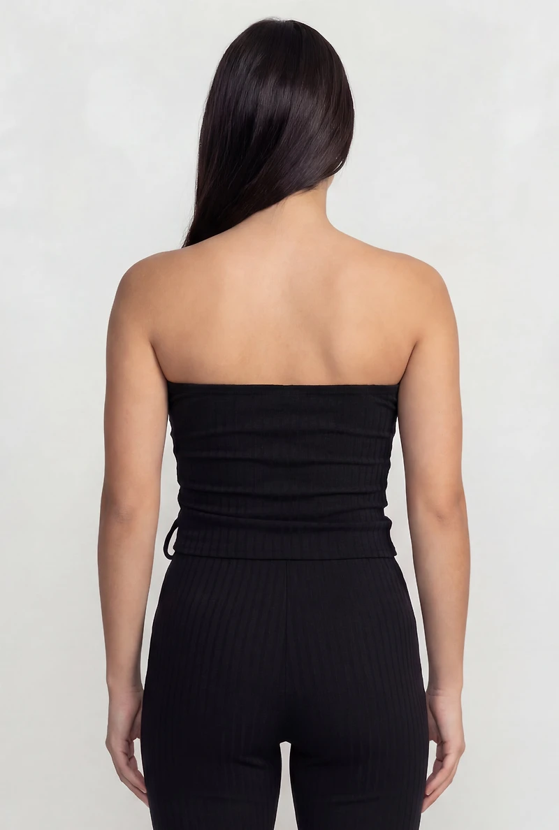 Asymmetrical Hem Tube Top
