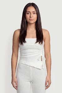 Asymmetrical Hem Tube Top