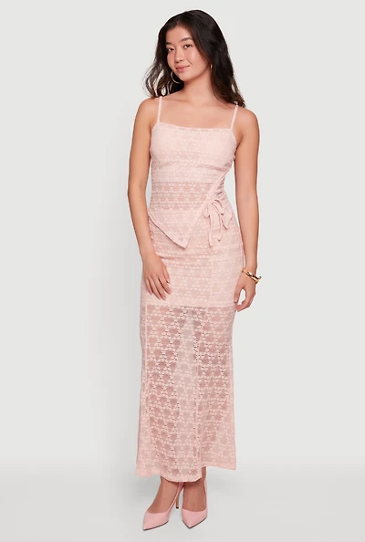 Lace High Waisted Mermaid Skirt