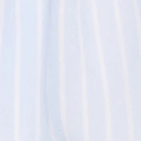 Haute Monde Smocked Pinstripe Peplum Top