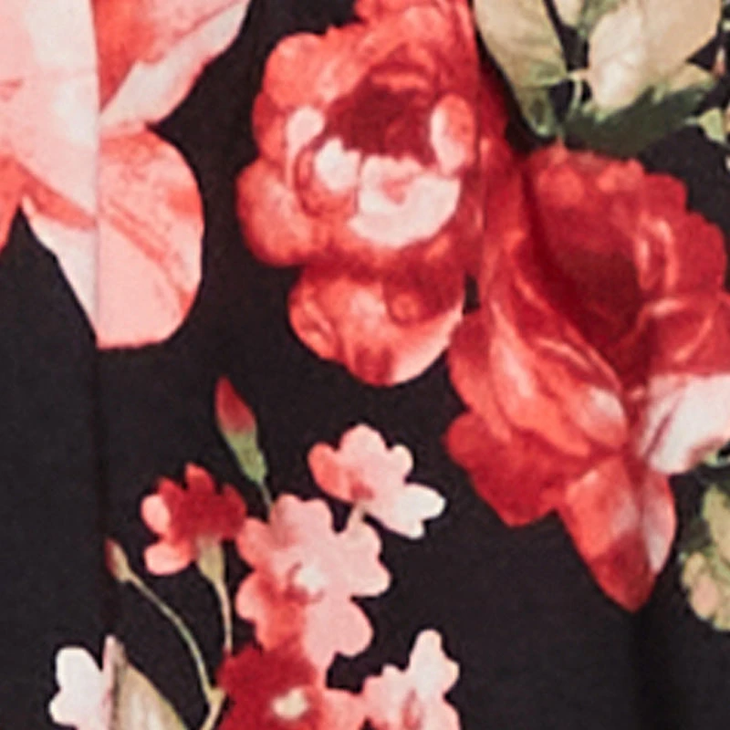 Floral Ruffle Tiered Skort