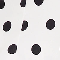 Polka Dot Cropped Dress Pants