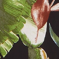 Leaf Print Off The Shoulder Top