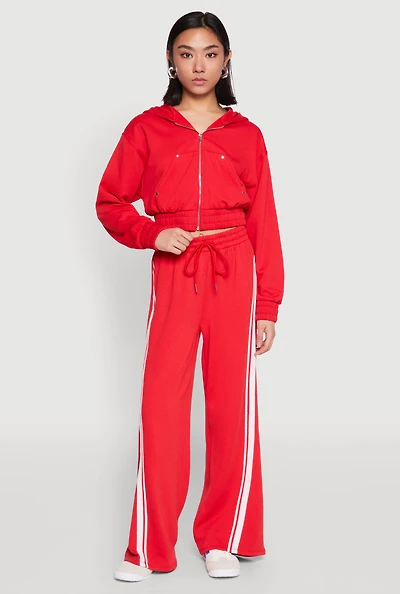 Womens Iris Side Striped Sweatpants,