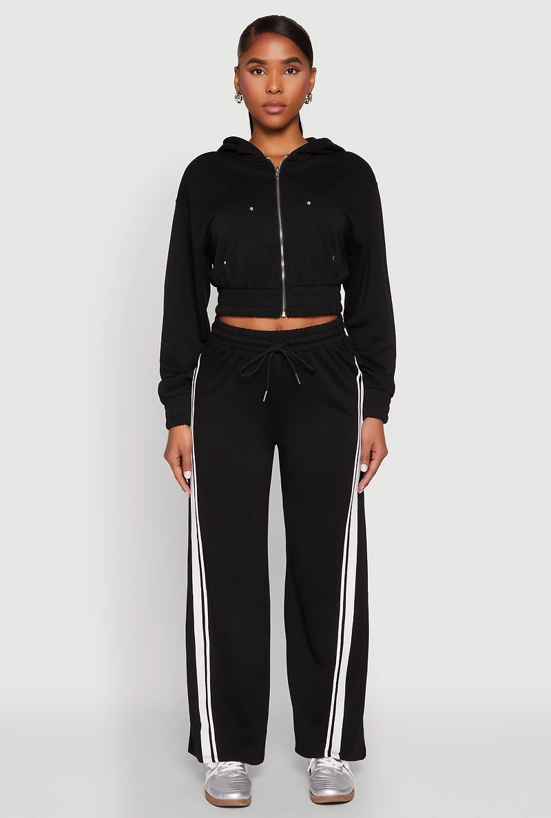 Womens Iris Zip Front Hoodie,