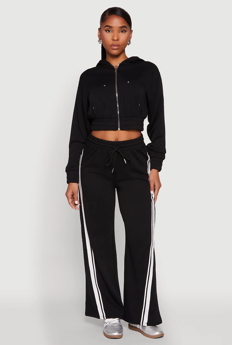 Womens Iris Zip Front Hoodie,