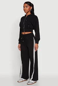 Womens Iris Zip Front Hoodie,