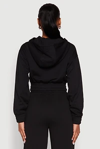 Womens Iris Zip Front Hoodie,