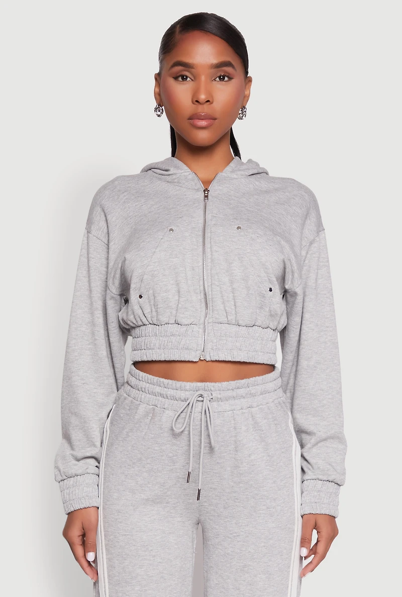 Iris Zip Front Hoodie