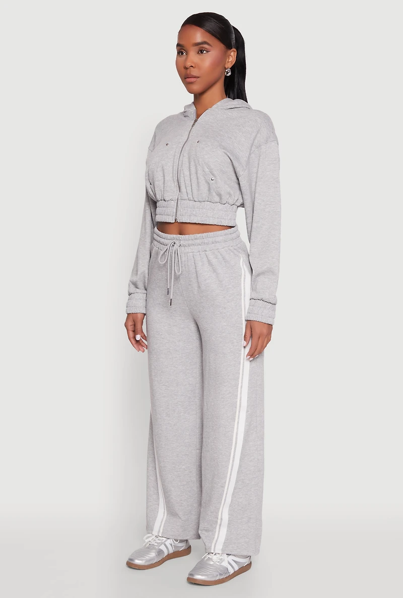 Womens Iris Zip Front Hoodie,