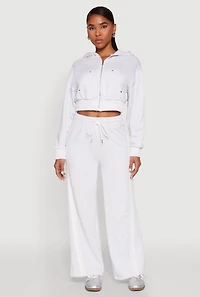 Iris Zip Front Hoodie