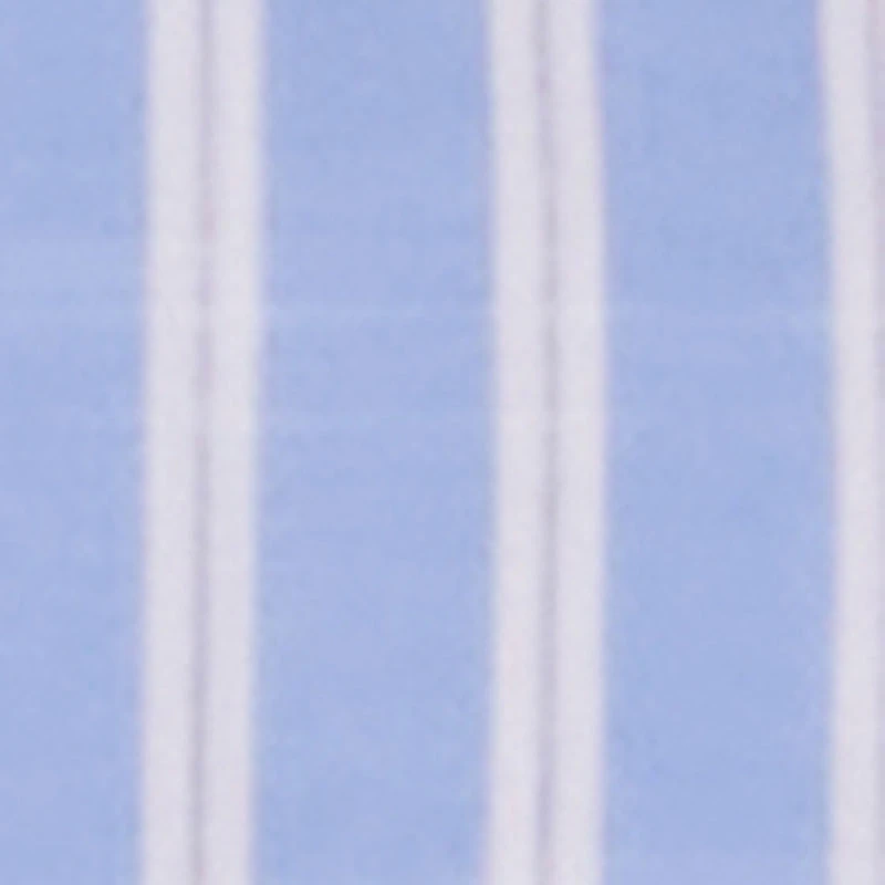 Iris Striped Boxy Button Front Cropped Shirt