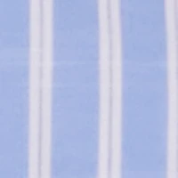 Iris Striped Boxy Button Front Cropped Shirt