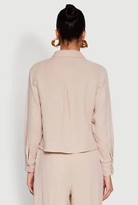 Womens Iris Gauze Knit Shirt,