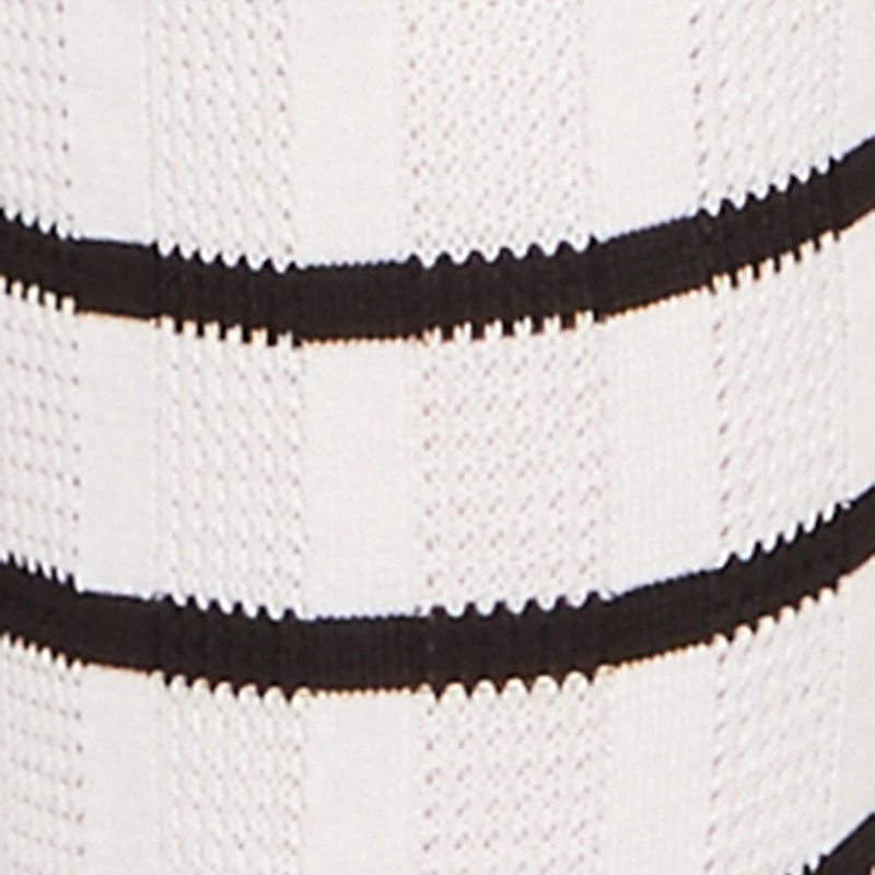 High Waisted Striped Crochet Pants