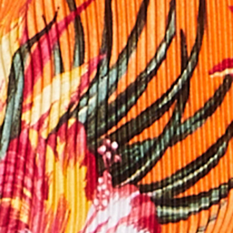 Plisse Printed Pattern Shorts