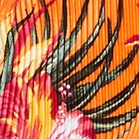 Plisse Printed Pattern Shorts