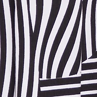 Printed Pattern Tie Front Crop Top