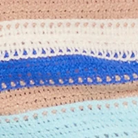 Striped Crochet Shorts