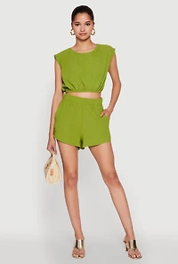 Airy High Waisted Shorts