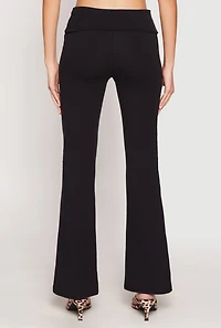Womens Almost Famous Fold Over Waist Pants,