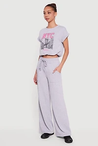 Almost Famous City Graphic Cropped T-Shirt