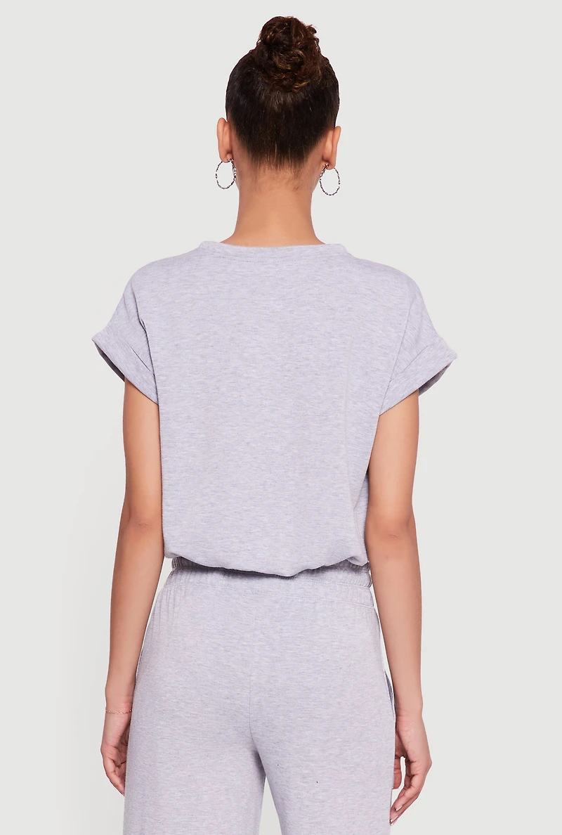 Almost Famous City Graphic Cropped T-Shirt