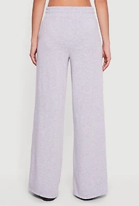 Almost Famous Wide Leg Fleece Sweatpants with Pockets