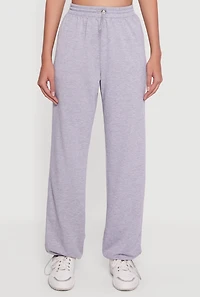 Womens Almost Famous Toggle Drawstring Waist Sweatpants, Grey, Size S