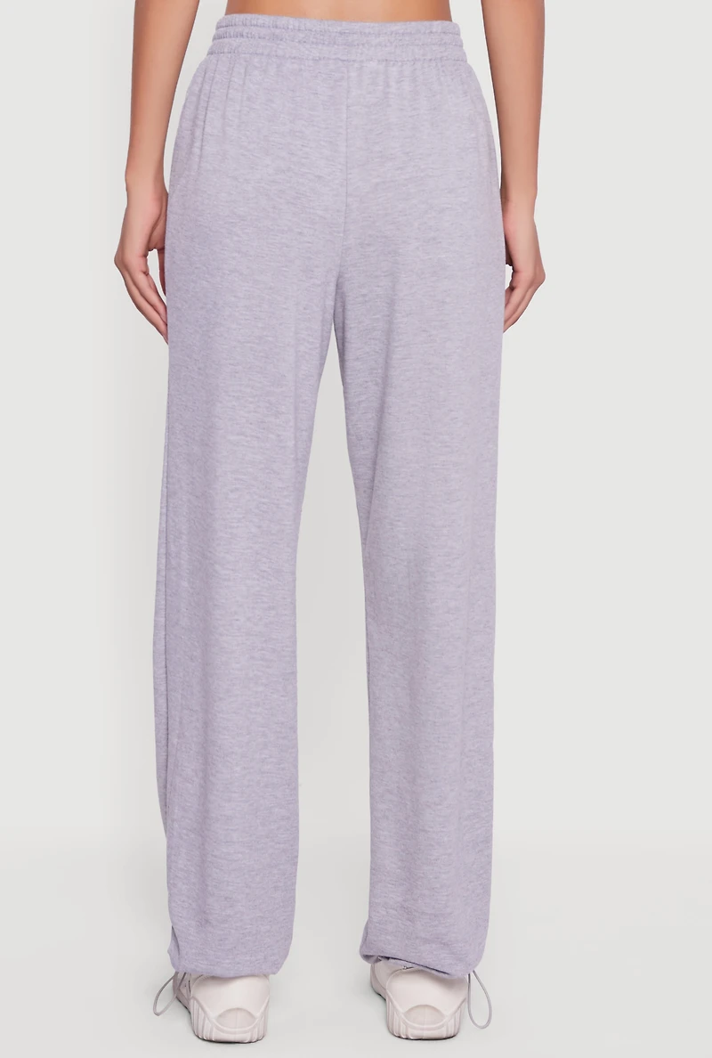 Almost Famous Toggle Drawstring Waist Sweatpants