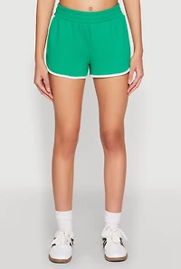 Womens Almost Famous Dolphin Shorts, Green, Size XL