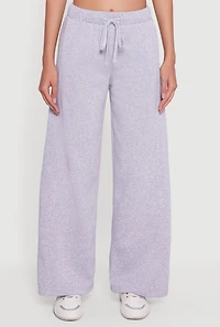 Almost Famous Drawstring Waist Wide Leg Sweatpants