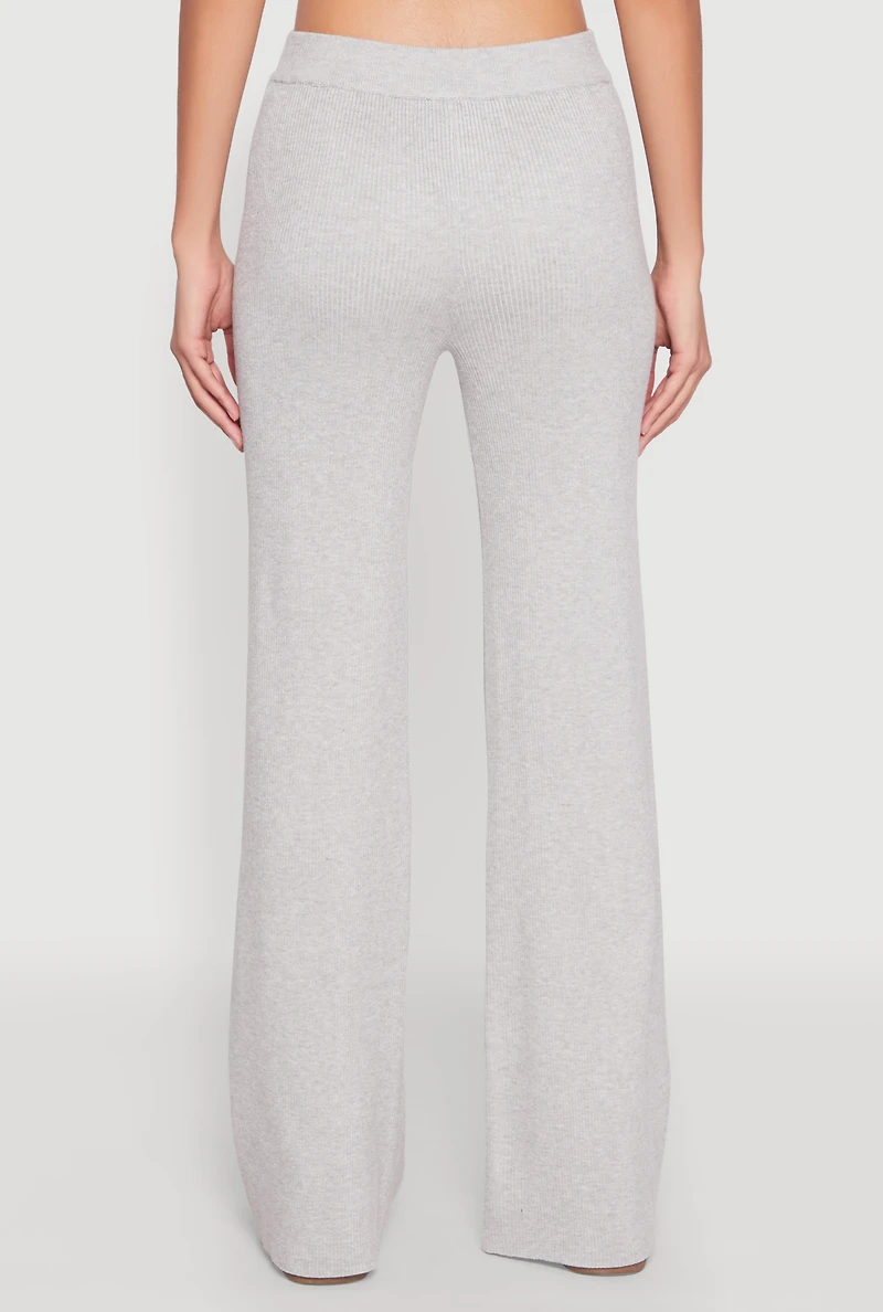 Womens Almost Famous Lace Detail Wide Leg Pants,