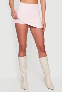 Almost Famous Cable Knit High Waisted Skort