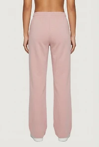 Almost Famous Drawstring Waist Flare Sweatpants