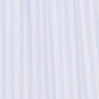 Almost Famous Pinstripe Smocked Crop Top