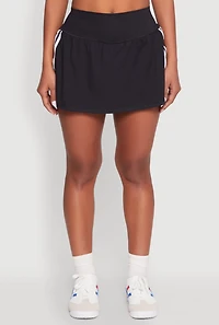 Womens Varsity Stripe Detail Skort, S
