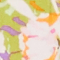 Ruffle Sleeve Floral Print Bralette