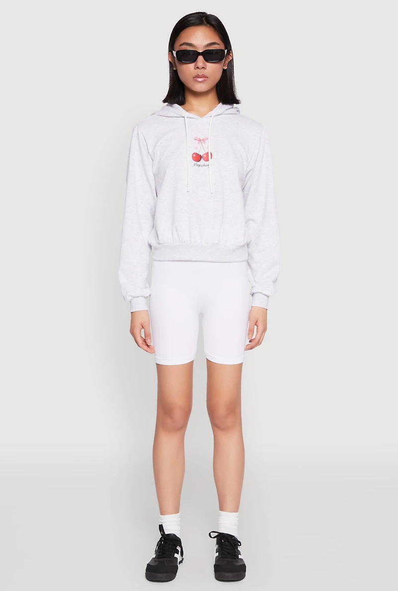 Iris Very Cherry Graphic Print Hoodie