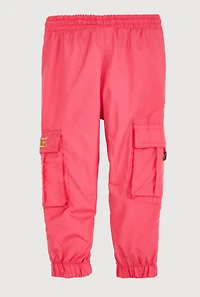 Toddler Girls Love Parachute Cargo Joggers, Pink,