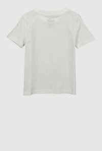 Toddler Boys Puma Graphic T Shirt, White, Size 3T