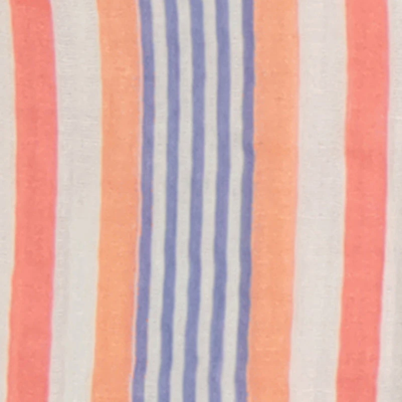 Toddler Girls Ruffled Smocked Top and Striped Pants