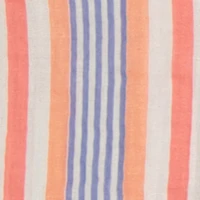 Toddler Girls Ruffled Smocked Top and Striped Pants